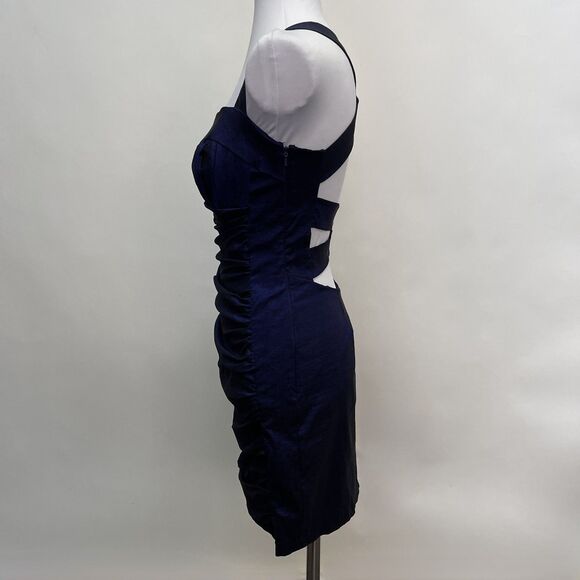 Jessica McClintock Women's Dress Size 4 Purple Sleeveless - Picture 4 of 8